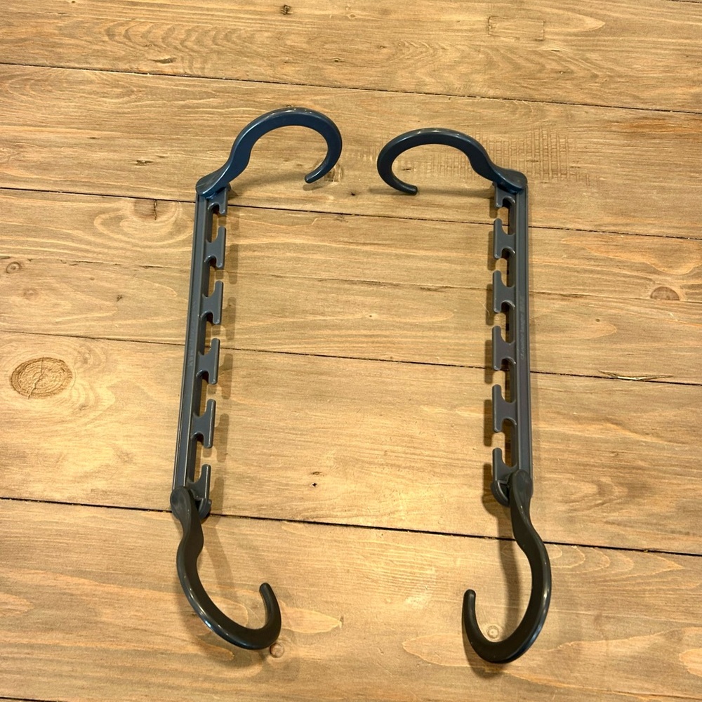 Closet hanger hooks, set of 2
